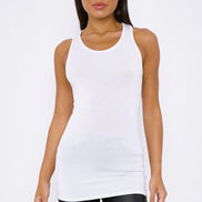 White Racerback Vest Top