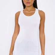 White Racerback Vest Top