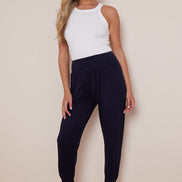 Navy Harem Pants