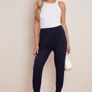 Navy Harem Pants