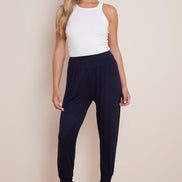 Navy Harem Pants