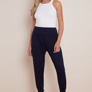 Navy Harem Pants