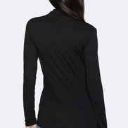 Black Turtleneck Long Sleeve Top