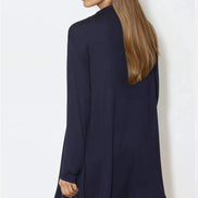 Navy Waterfall Cardigan