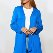 Royal Blue Waterfall Cardigan