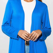 Royal Blue Waterfall Cardigan