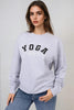 Grey Yoga Printed Sweatshirt