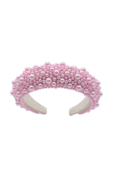 Baby Pink Statement Pearl Headband
