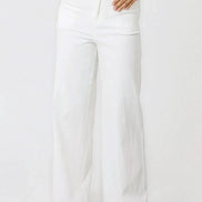 White Wide Leg Jeans