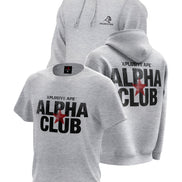 XAPE Alpha Club Hoodie & Tee Combo - Sports Grey
