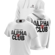 XAPE Alpha Club Hoodie & Tee Combo - White