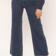 Amuse Society Gabi crop flare denim pant