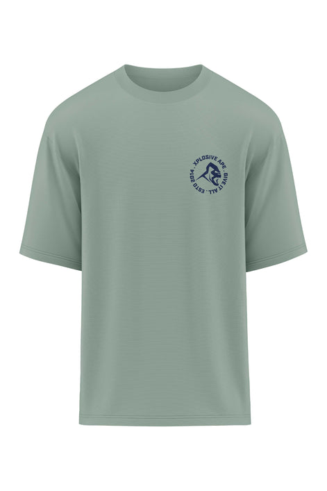 XAPE Ape Core Oversized Tee - Sage