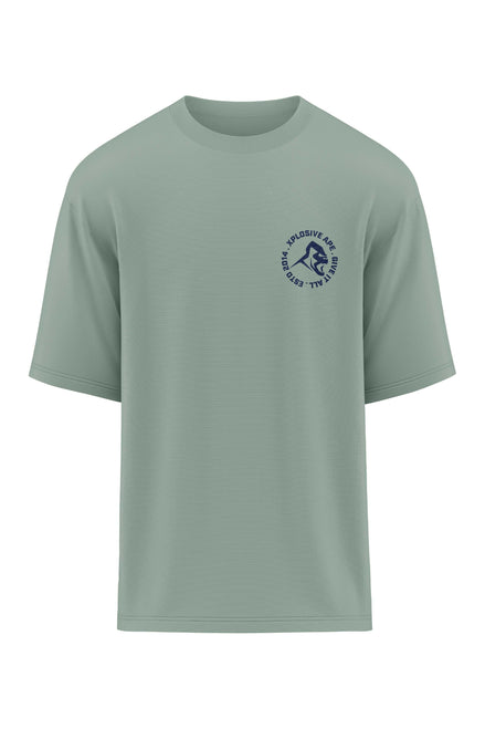 XAPE Ape Core Oversized Tee - Sage