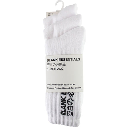 3 Pairs Mens Cotton Sport Crew Socks