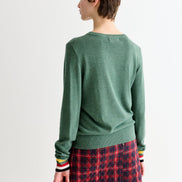 Bly Green Circus Pony Intarsia Jumper