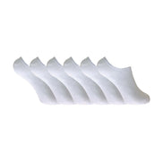 6 Pack Ladies Anti Sweat Bamboo Liner Ankle Socks with Heel Grip