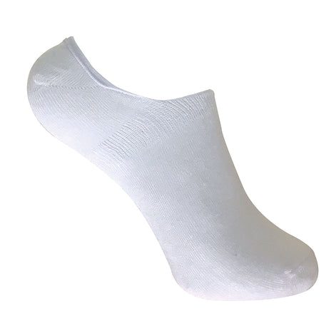 6 Pack Ladies Anti Sweat Bamboo Liner Ankle Socks with Heel Grip