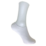 6 Pack Ladies Anti Sweat Bamboo Liner Ankle Socks with Heel Grip