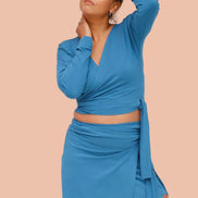 BORAGO Organic Cotton Wrap Skirt