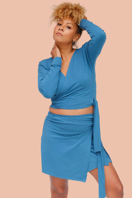 BORAGO Organic Cotton Wrap Skirt