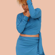 BORAGO Organic Cotton Wrap Skirt
