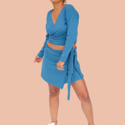BORAGO Organic Cotton Wrap Skirt