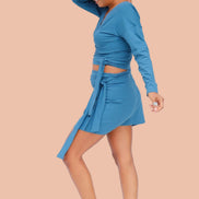BORAGO Organic Cotton Wrap Top