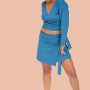BORAGO Organic Cotton Wrap Top
