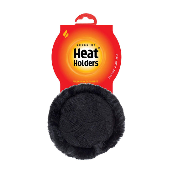 Ladies Winter Knitted Cold Weather Faux Fur Ear Muffs