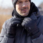 Mens Warm Padded Waterproof Insulated Thermal Ski Gloves