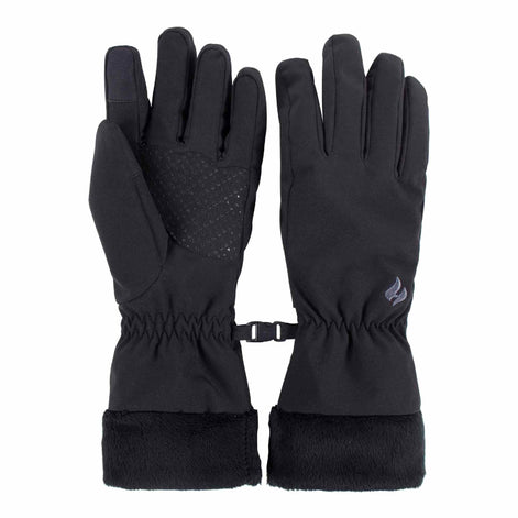 Ladies Soft Shell Waterproof Wind Resistant Thermal Gloves