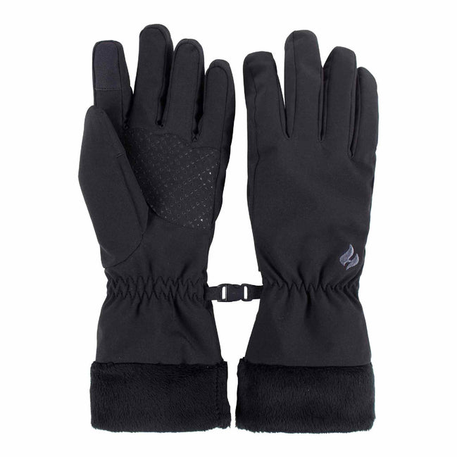 Ladies Soft Shell Waterproof Wind Resistant Thermal Gloves