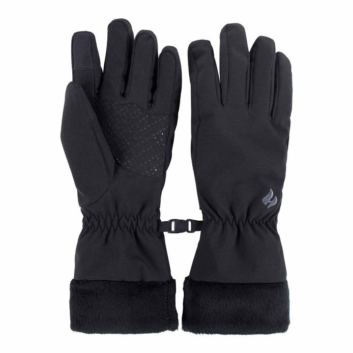 Ladies Soft Shell Waterproof Wind Resistant Thermal Gloves