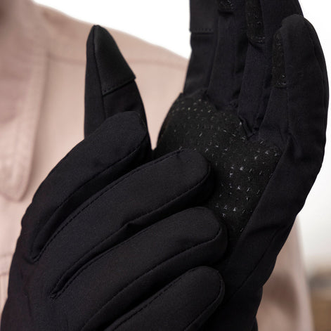 Ladies Soft Shell Waterproof Wind Resistant Thermal Gloves