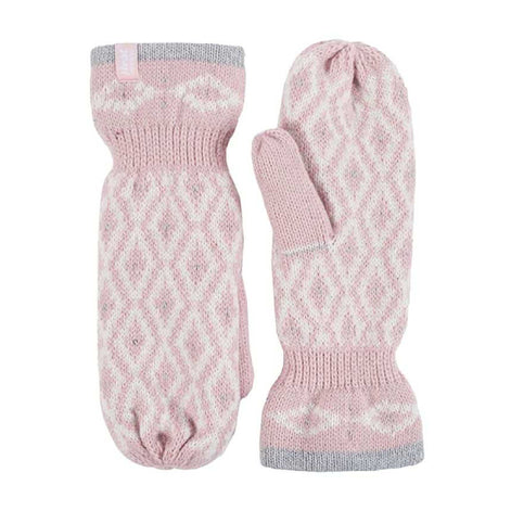 Ladies Knitted Fleece Lined Winter Warm Thermal Mittens