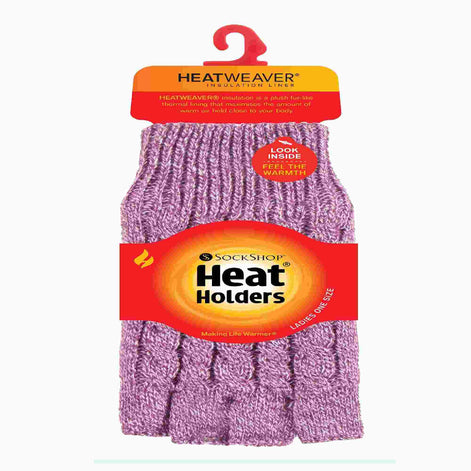 Ladies Cable Knitted Winter Thermal Fingerless Gloves