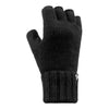 Ladies Knitted Fleece Lined Winter Thermal Fingerless Gloves