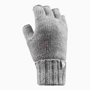 Ladies Knitted Fleece Lined Winter Thermal Fingerless Gloves