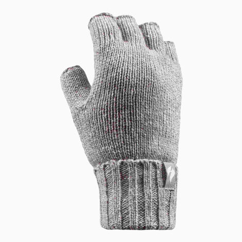 Ladies Knitted Fleece Lined Winter Thermal Fingerless Gloves