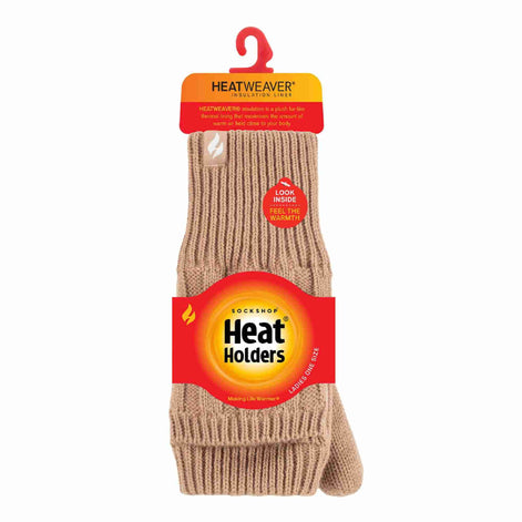 Ladies Cable Knit 2.3 Tog Thermal Winter Fingerless Converter Gloves