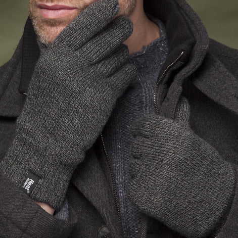 Mens Winter Warm Soft Fleece Lined Thermal Gloves