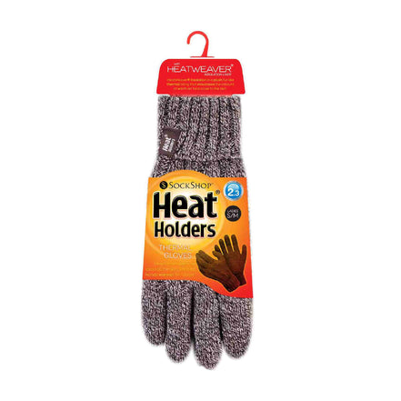 Ladies Cable Knit 2.3 Tog Fleece Lined Thermal Winter Gloves