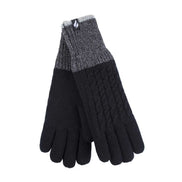 Ladies Patterned Fleece Lined Warm Thermal Gloves for Winter