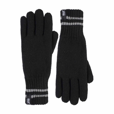 Mens Hi Vis Reflective Soft Fleece Lined Thermal Winter Gloves