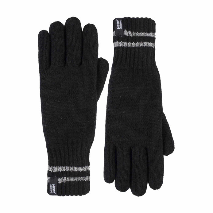 Mens Hi Vis Reflective Soft Fleece Lined Thermal Winter Gloves