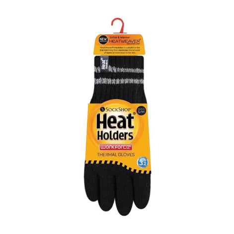Mens Hi Vis Reflective Soft Fleece Lined Thermal Winter Gloves