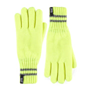 Mens Hi Vis Reflective Soft Fleece Lined Thermal Winter Gloves