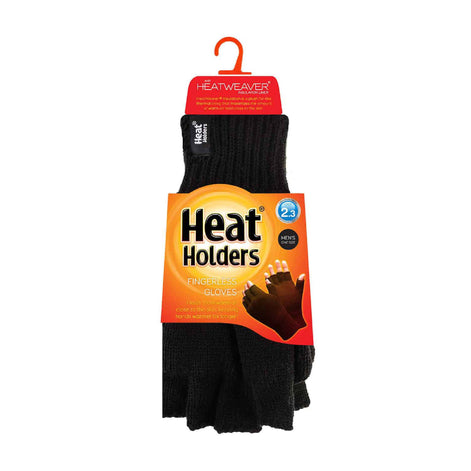 Mens Warm 3.2 TOG Fleece Lined Winter Thermal Fingerless Gloves