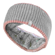 Ladies Cable Knitted Fleece Lined Thermal Winter Ear Warmer Headband